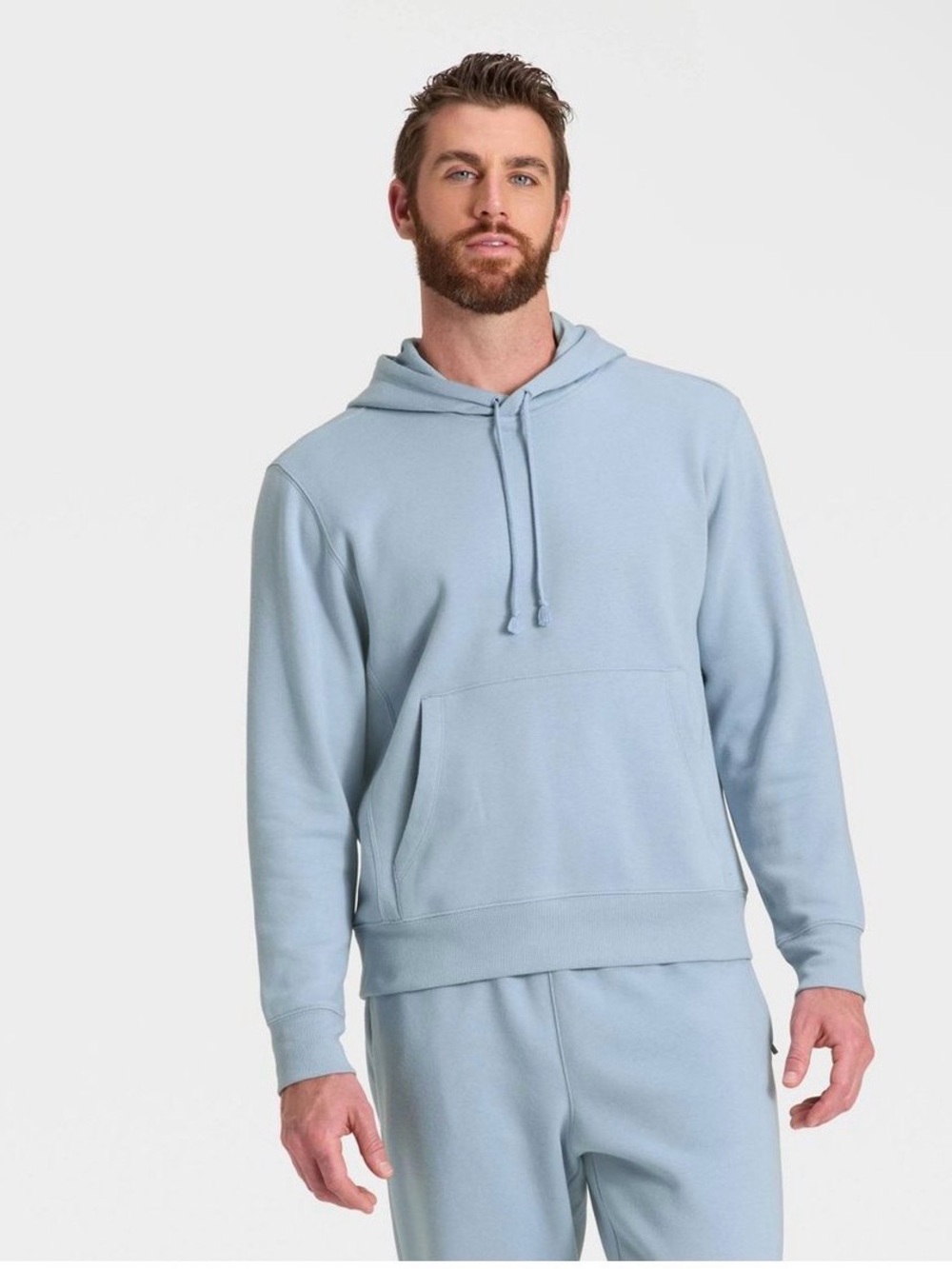 Men's Big Active Comfort Cotton
Fleece Hoodie - All in Motion™ Light Blue 3XL - Picture 2 of 6